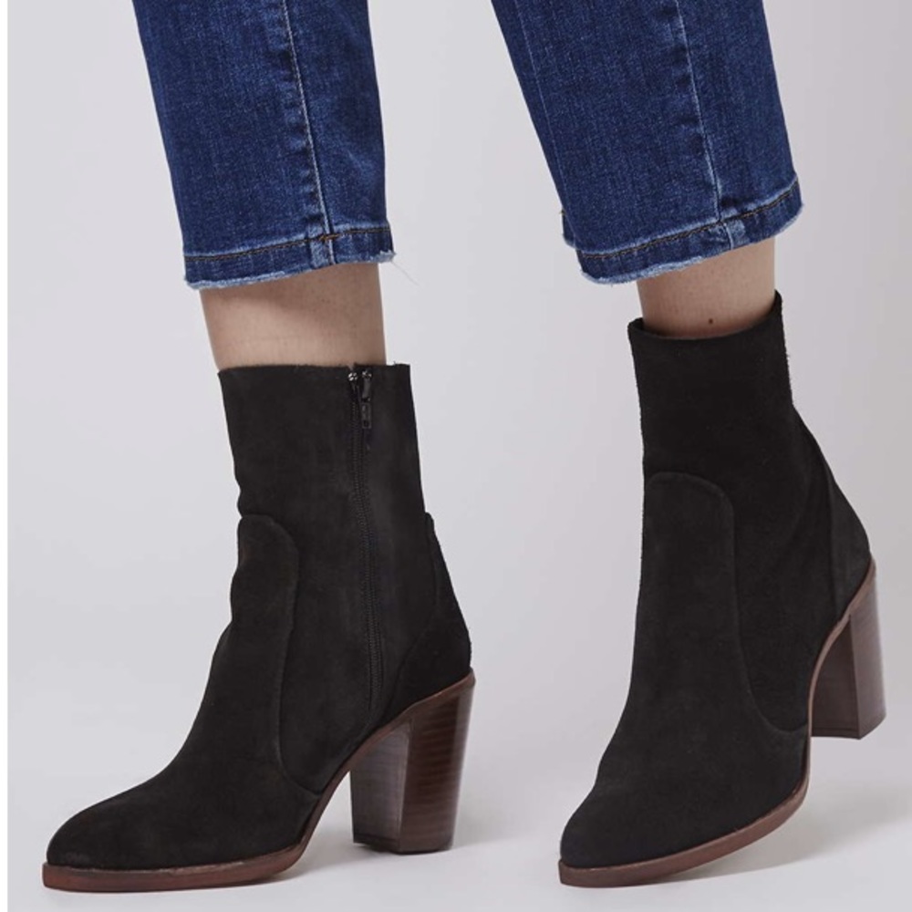 In Search Of: Topshop Magnificent Suede Boots - Picture 2 of 2
